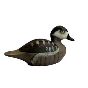Vintage Frankel Duck Bird  Made In Taiwan Hand Painted 5” By 2.25”